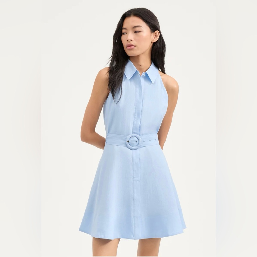 Veronica Beard Light Blue Mini Dress